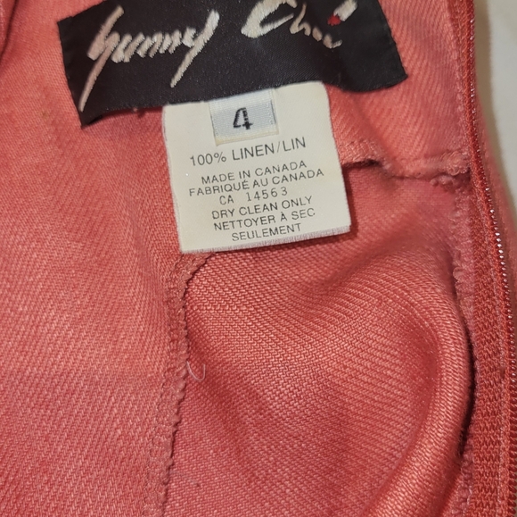 Matching Sunny Choi linen dress and suit jacket - Picture 5 of 16